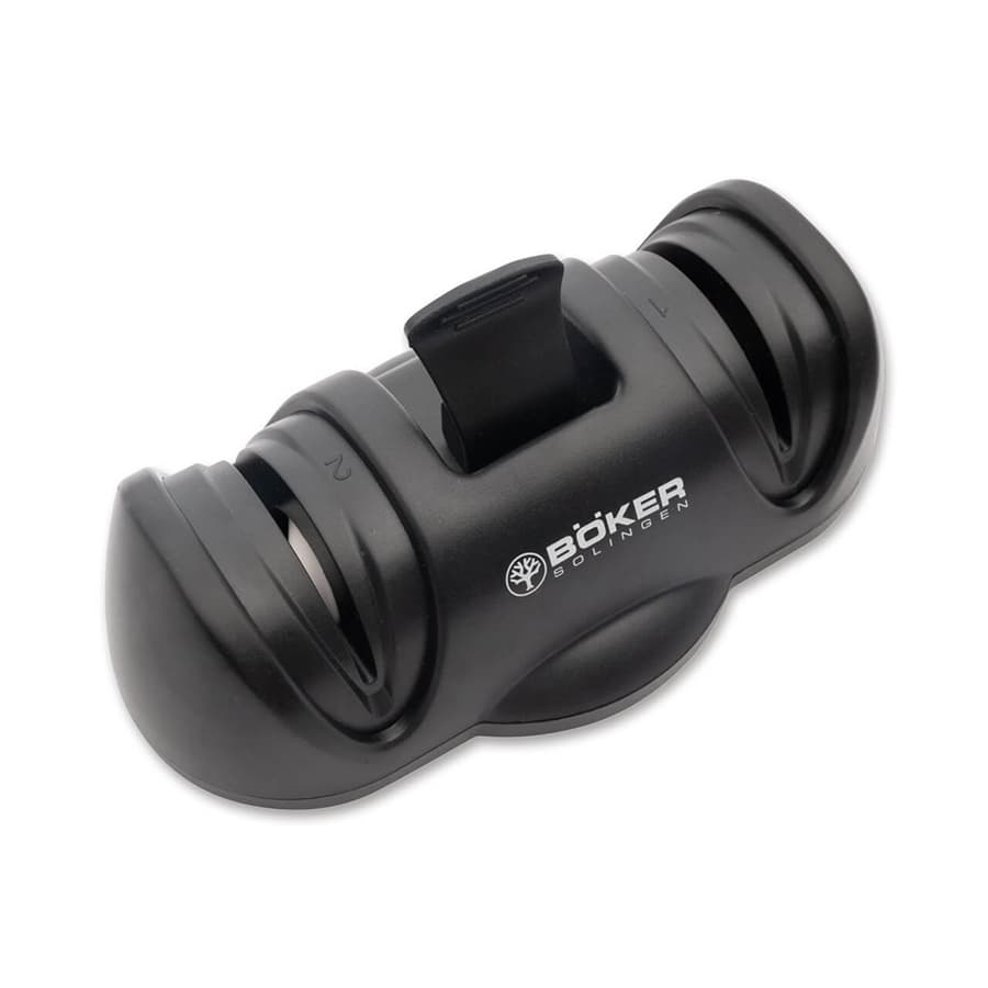 چاقو تیزکن بوکر زولینگن Böker Manufaktur Solingen Two-Stage Suction Cup Roller Sharpener