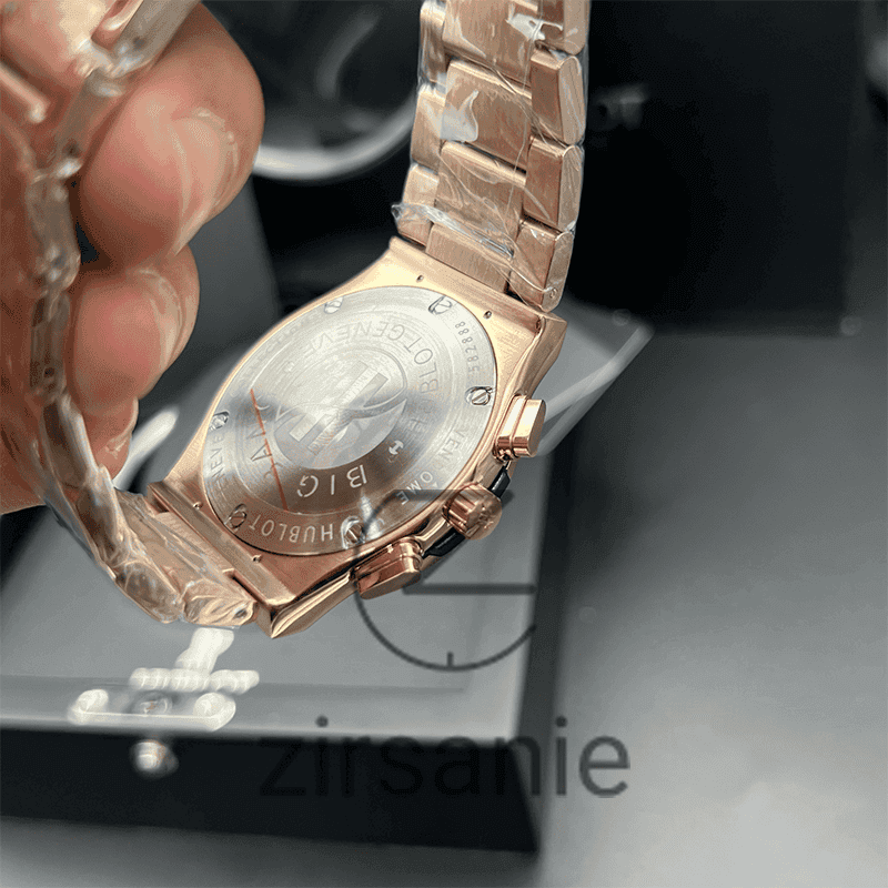 ساعت مچی مردانه هابلوت کرنوگراف کلاسیک Hublot Chronograph Classic Rosegold Black — تصویر ۴