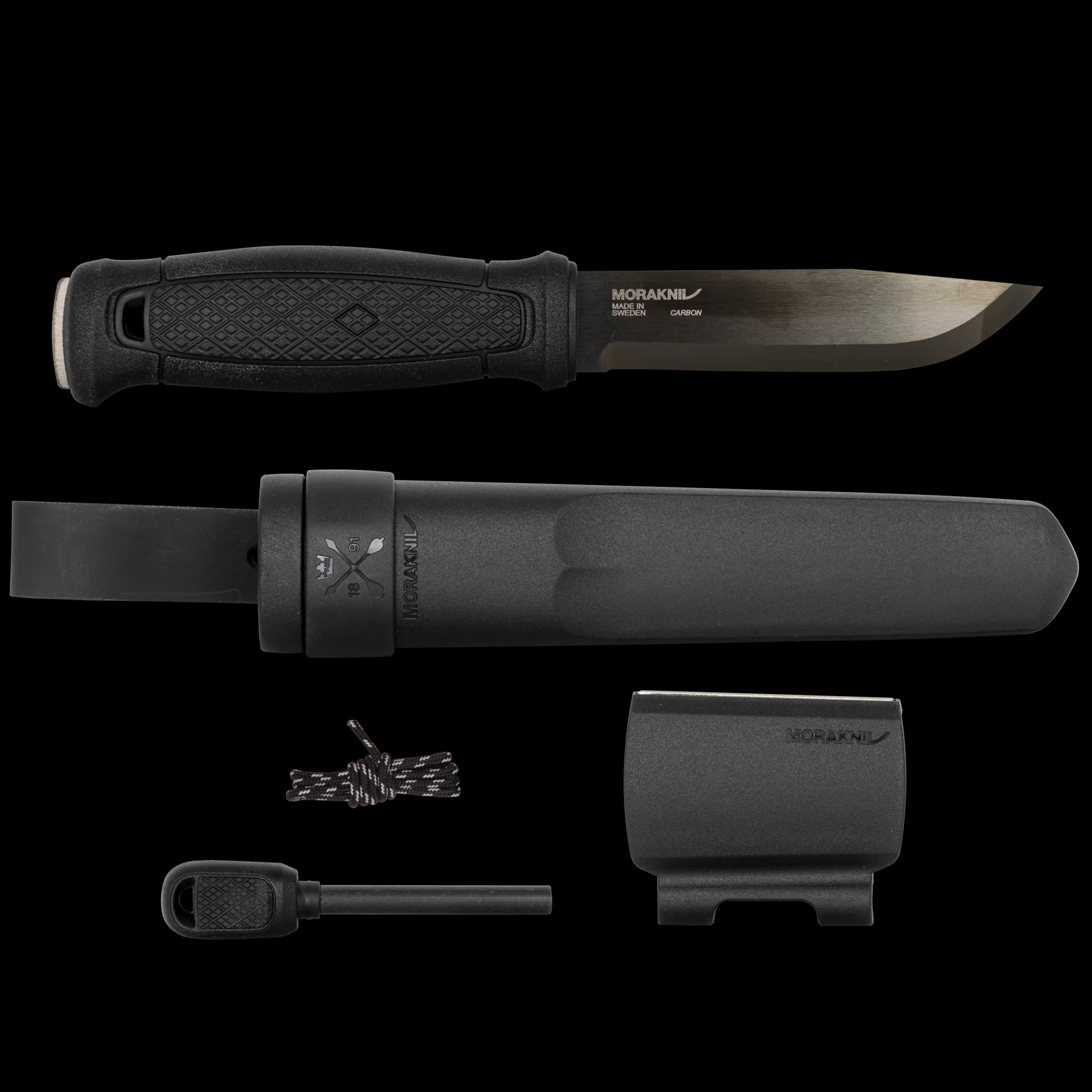 چاقو موراکنیو گاربرگ کربن سیروایول کیت Morakniv Garberg BlackBlade™ with Survival Kit (C) — تصویر ۲