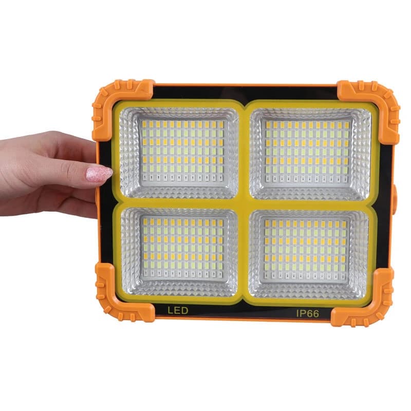 پروژکتور سیار ال ای دی شارژی و پاور بانک خورشیدی Solar Outdoor Light — تصویر ۶