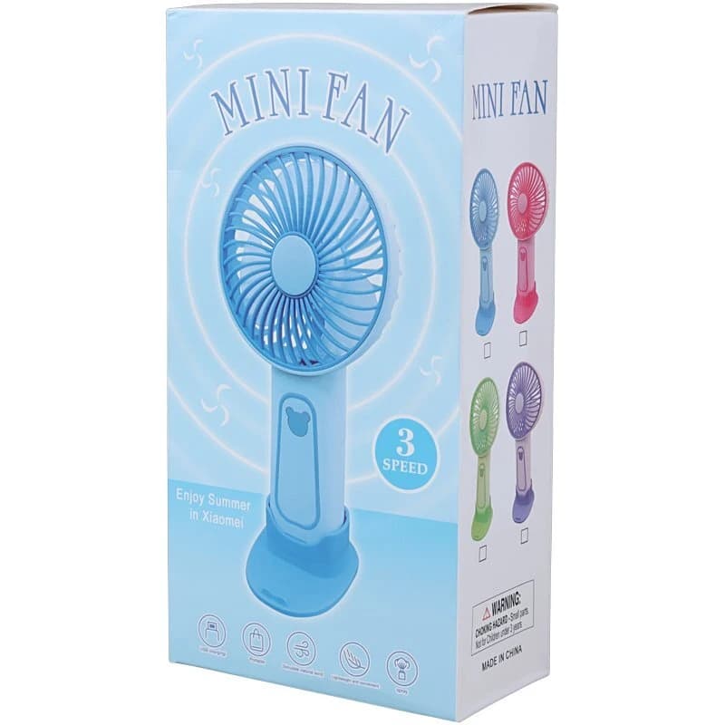 پنکه رومیزی شارژی Mini Fan کد 23-44576 — تصویر ۵