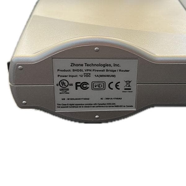مودم SHDSL VPN Firewall Bridge/Router مدل (ZHONE 1740-A3-401) — تصویر ۹