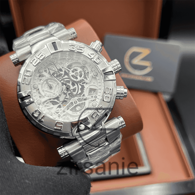 ساعت مچی مردانه اینویکتا سوباکو Invicta Subaqua Silver White — تصویر ۵