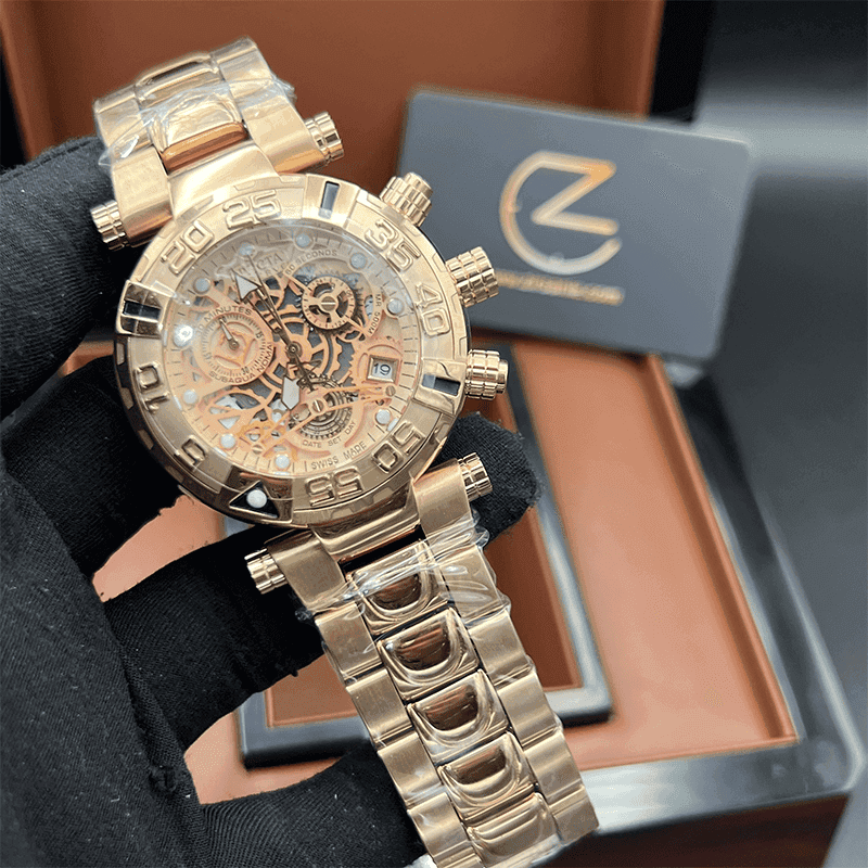 ساعت مچی مردانه اینویکتا سوباکو Invicta Subaqua Rosegold — تصویر ۳