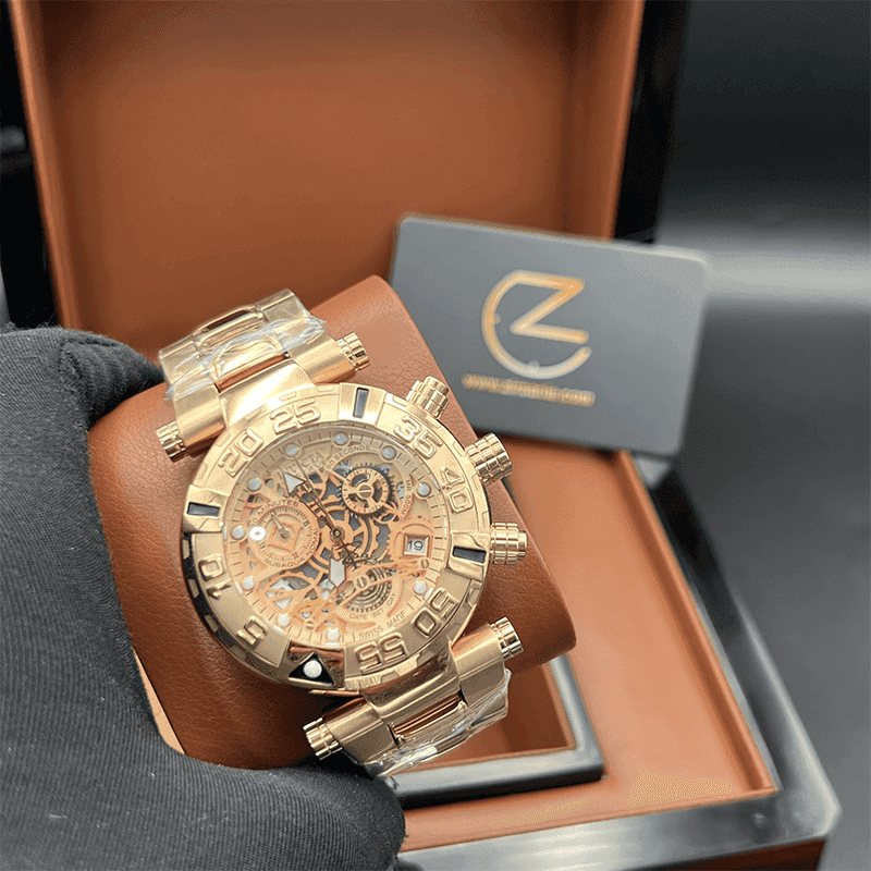 ساعت مچی مردانه اینویکتا سوباکو Invicta Subaqua Rosegold — تصویر ۴
