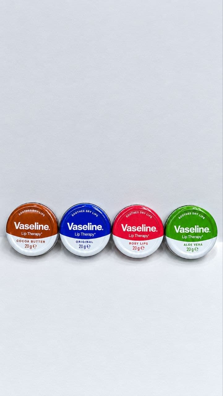 بالم لب وازلین مدل کاسه‌ای Vaseline Lip Therapy وزن 20 گرم