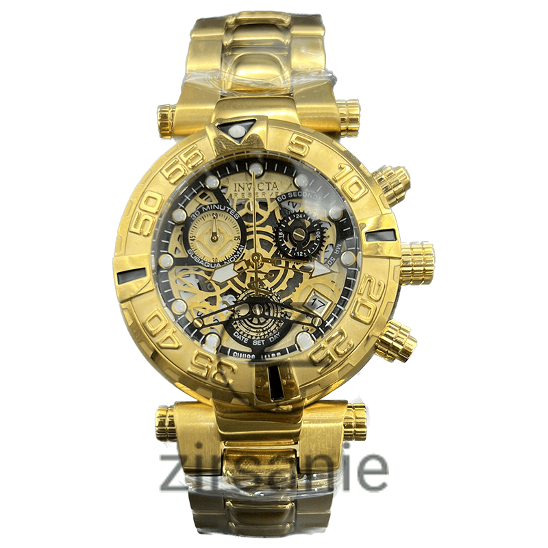 ساعت مچی مردانه اینویکتا سوباکو Invicta Subaqua Gold Black — تصویر ۶