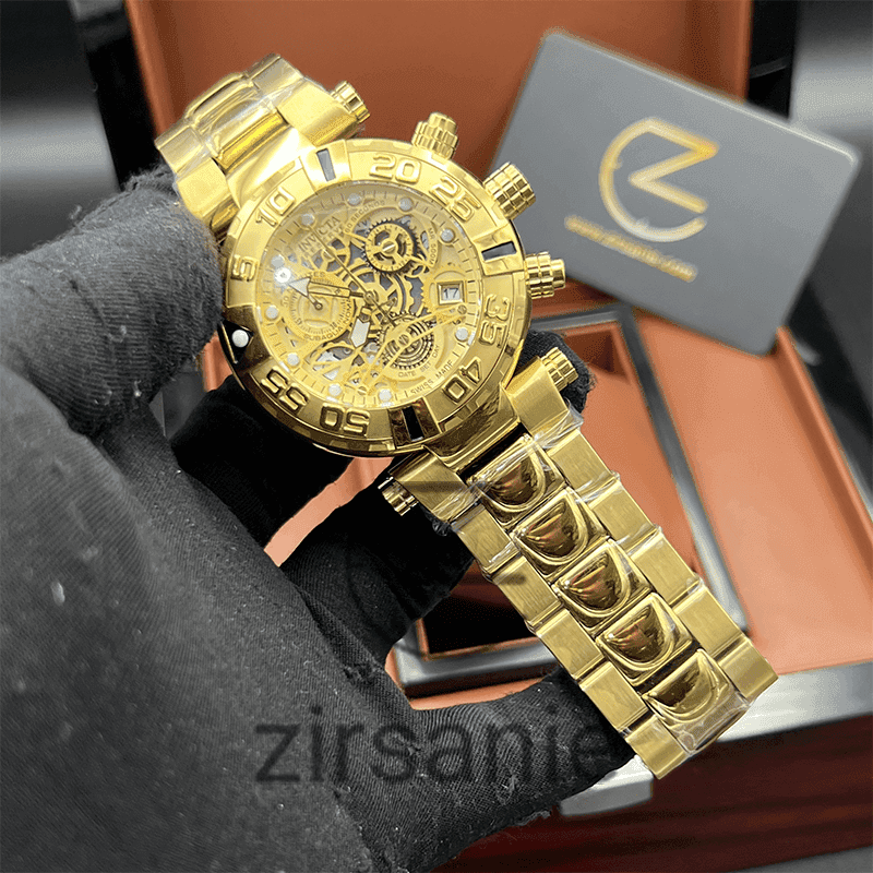 ساعت مچی مردانه اینویکتا سوباکو Invicta Subaqua Gold — تصویر ۵