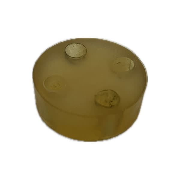 قطعه سیلیکونی گرد 10*30 میلیمتر 4 سوراخه (6)