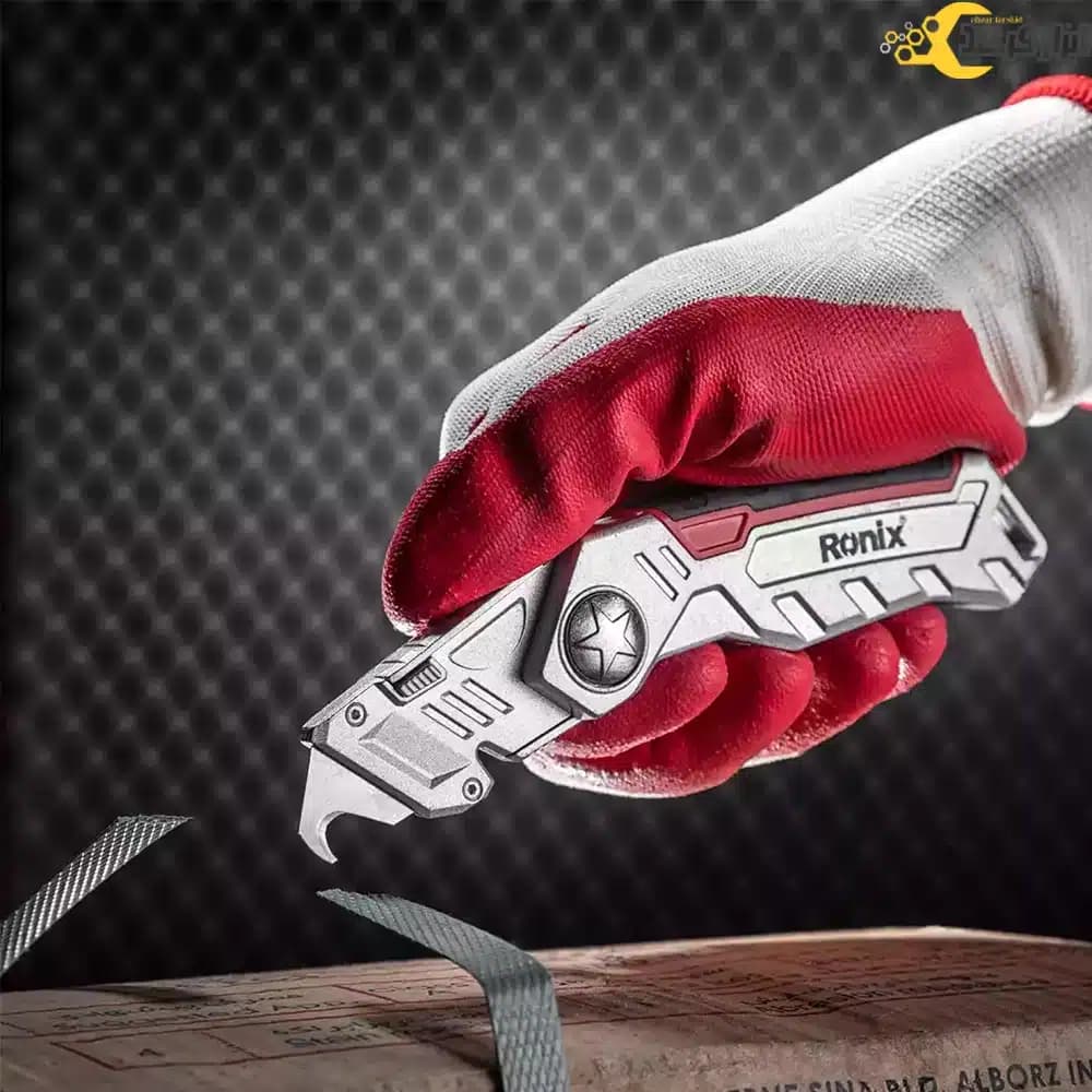 کاتر ذوزنقه ای تاشو رونیکس مدل RH-3009 — تصویر ۷