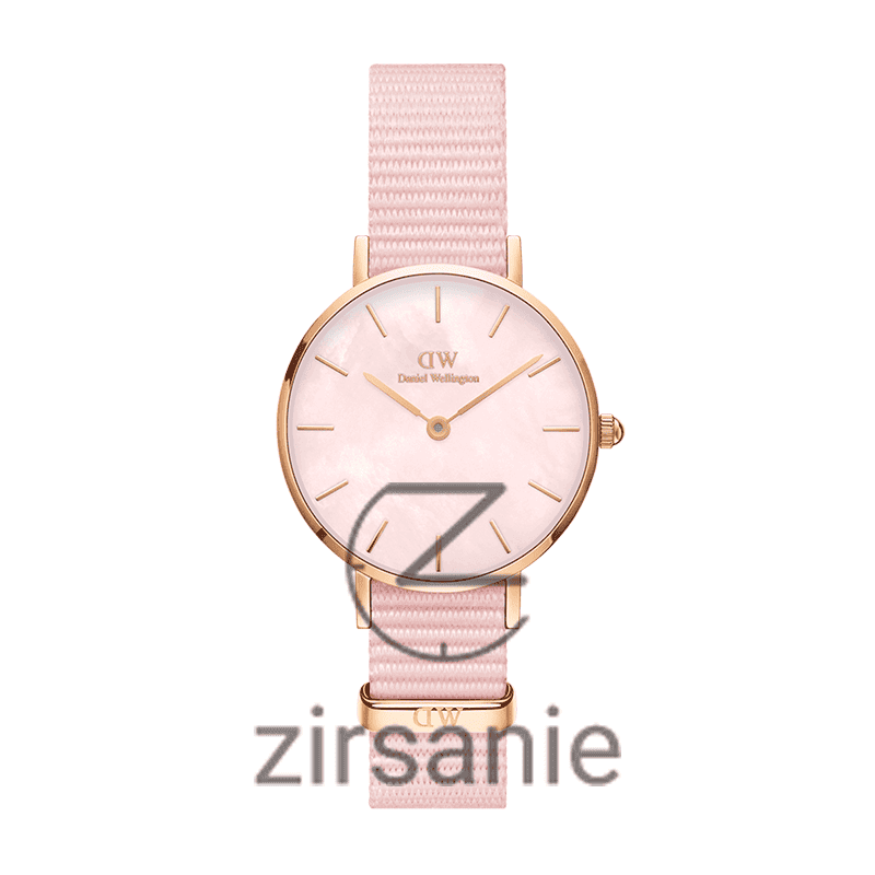ساعت مچی زنانه دنیل ولینگتون Daniel Wellington Canvas Rosegold Pink
