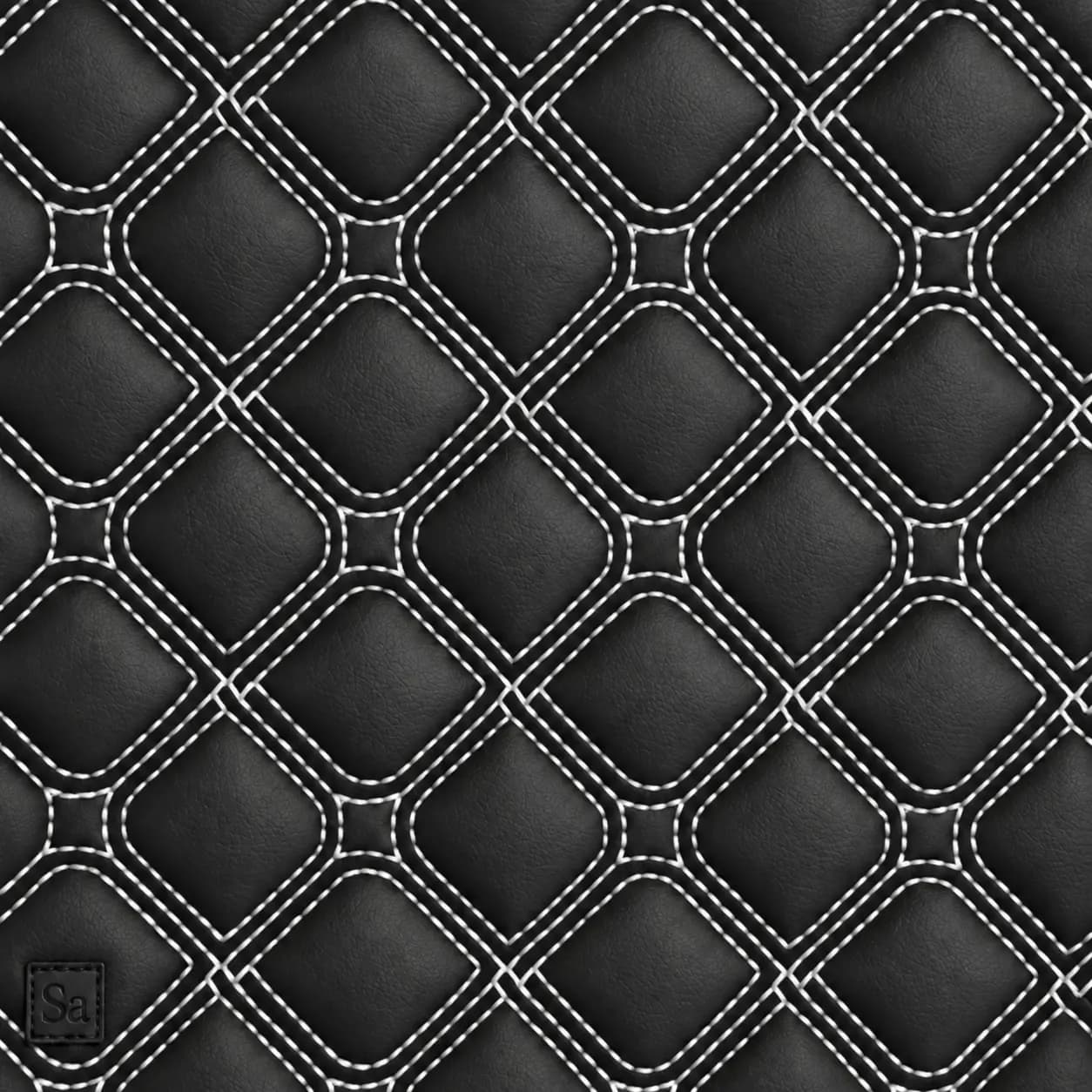 چرم PVC گلدوزی سهبعدی نقشینه سارووان – کد E-L-14 — تصویر ۷