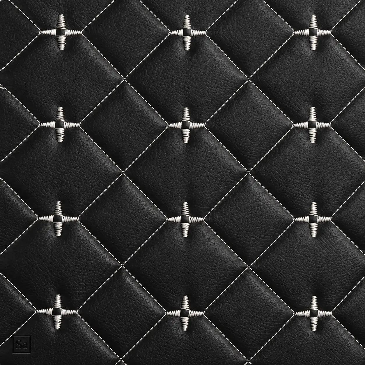 چرم PVC گلدوزی سهبعدی پلاس سارووان – کد E-L-30 — تصویر ۶