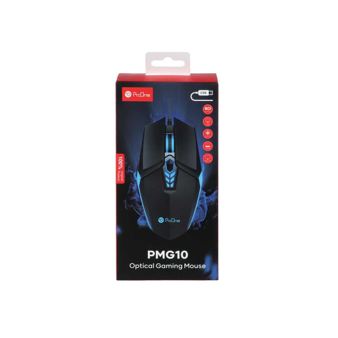 ماوس باسیم گیمینگ ProOne مدل PMG10 – مشکی — تصویر ۵
