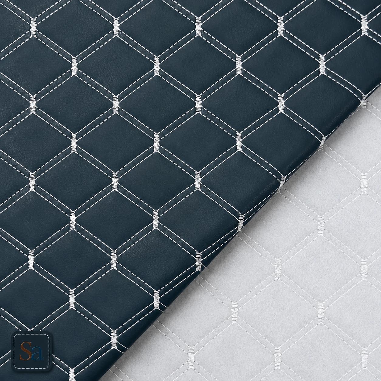 چرم PVC گل‌دوزی سه‌بعدی زره سارووان – کد E-L-۱۶