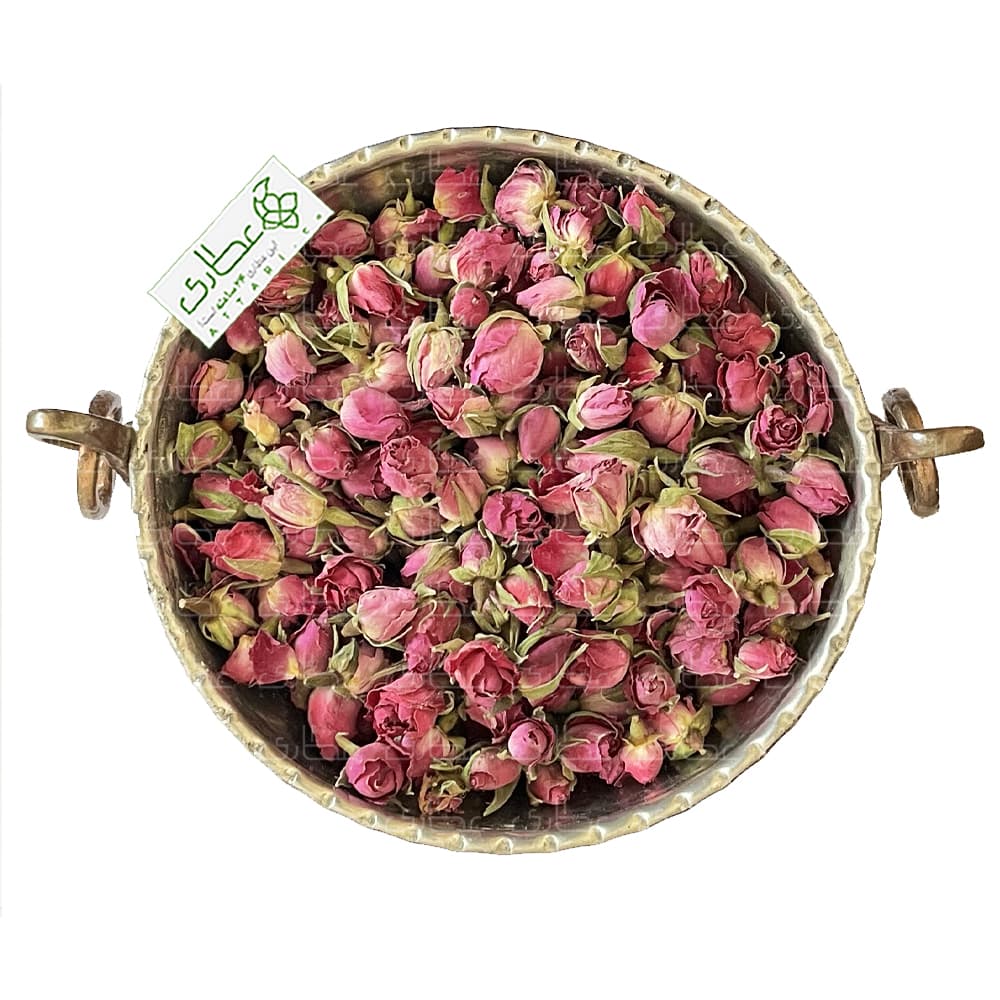 گل سرخ خشک شده یا گل محمدی (غنچه لاله زار)