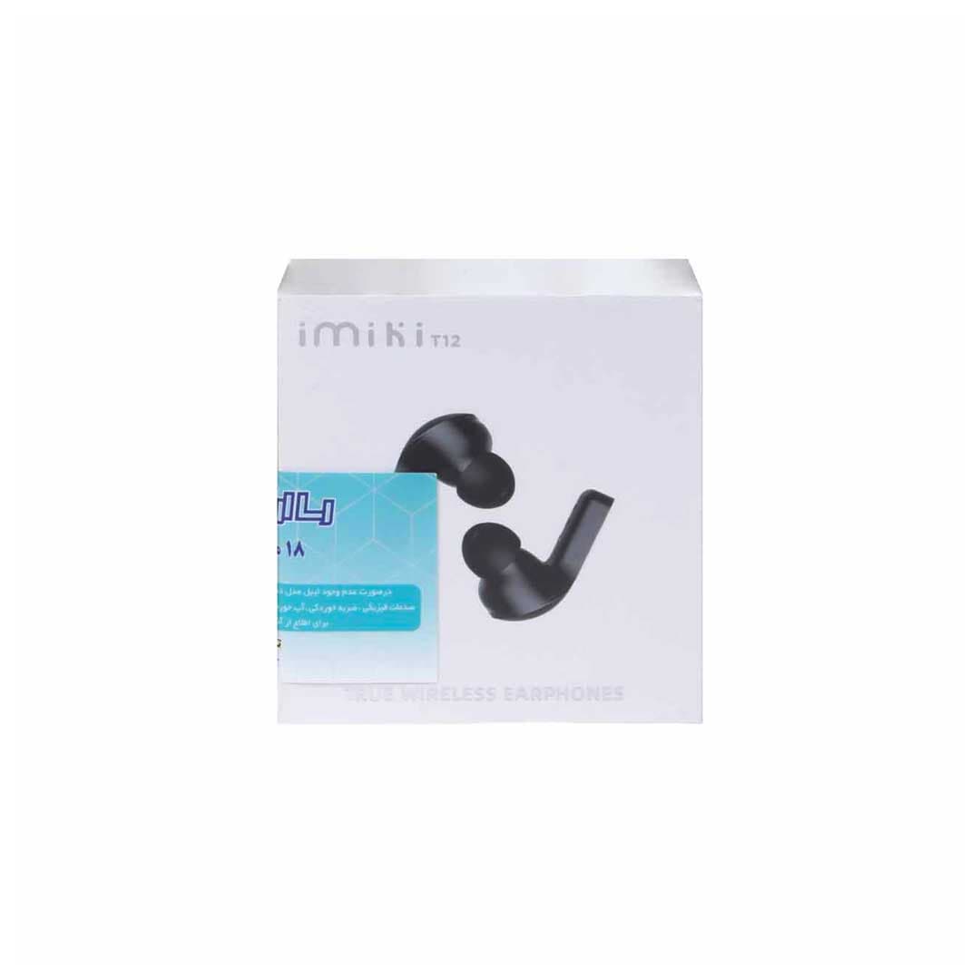 هندزفری بلوتوثی Xiaomi IMILAB مدل T12 – مشکی — تصویر ۳