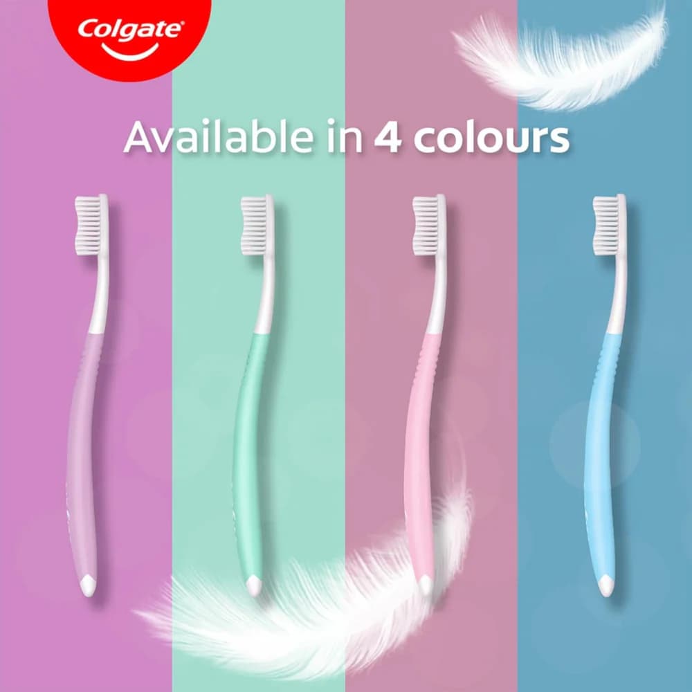 پک مسواک و خمیر دندان کلگیت Colgate Sensitive بسته 4 عددی با برس خیلی نرم — تصویر ۳