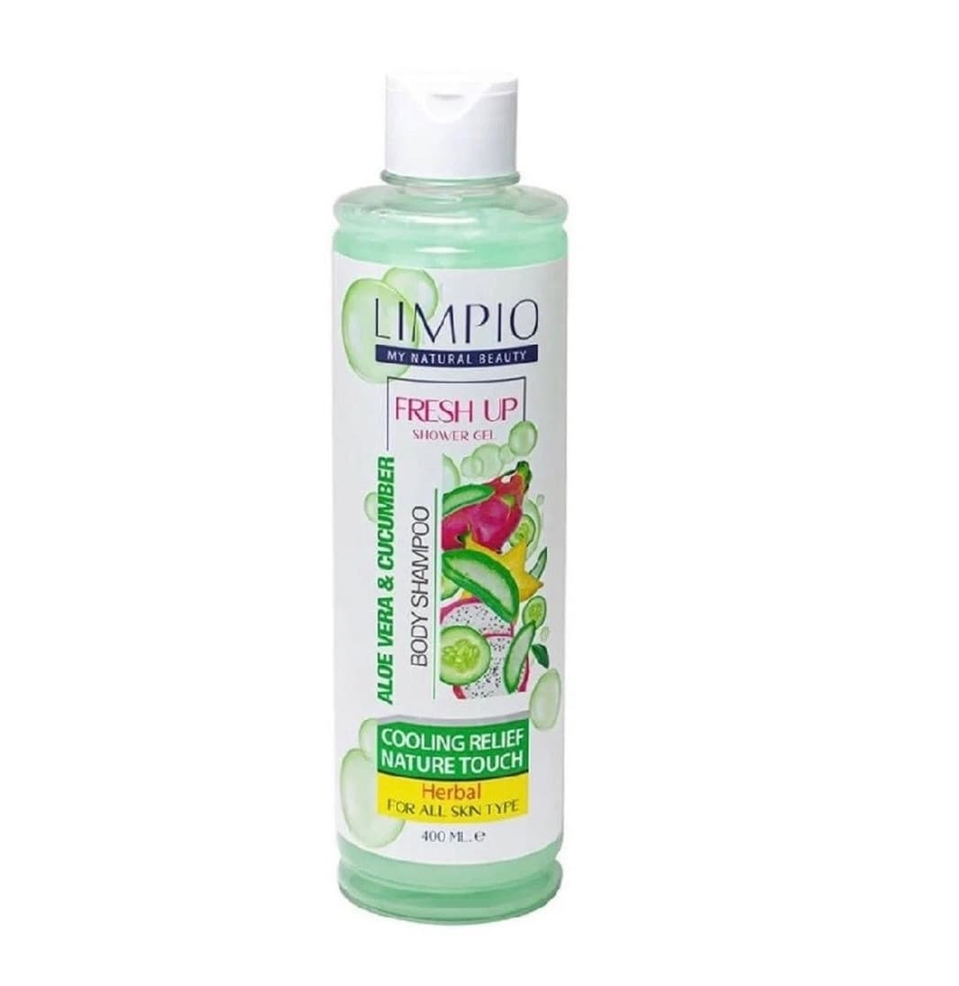 شامپو بدن لیمپیو حاوی عصاره الوئه ورا و خیار 400ml