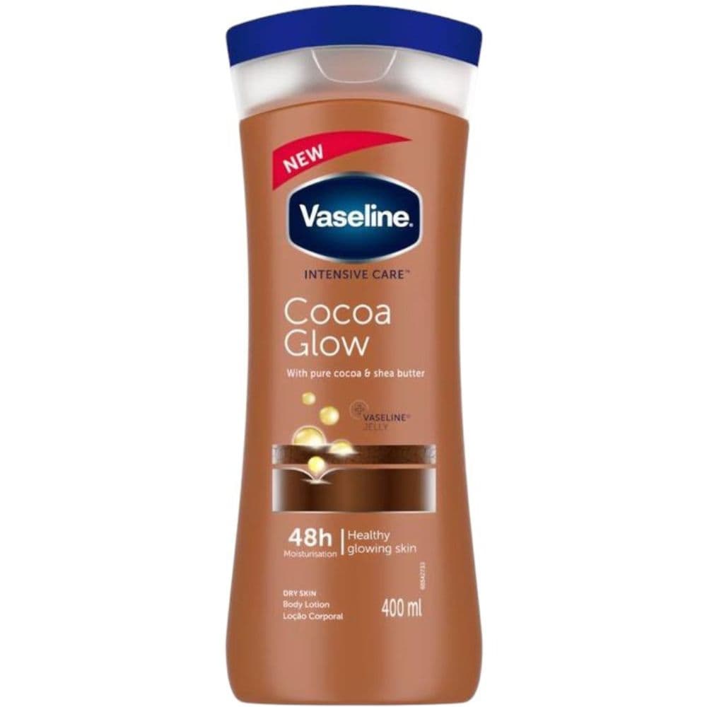 لوسیون بدن کاکائو وازلین Vaseline Cocoa Glow Lotion 400ml