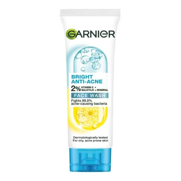 فوم روشن کننده و ضد آکنه گارنیه Garnier BRIGHT ANTI-ACNE حجم 100 میل