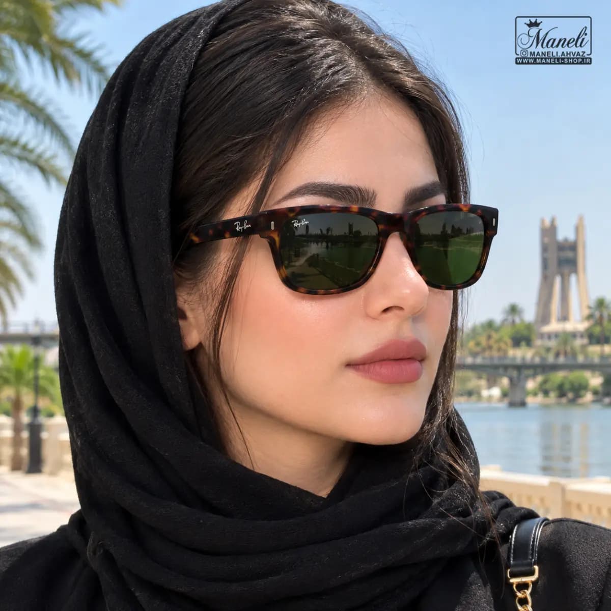 عینک آفتابی زنانه UV400 ریبن (Ray-Ban) مدل Wayfarer Classic — تصویر ۲