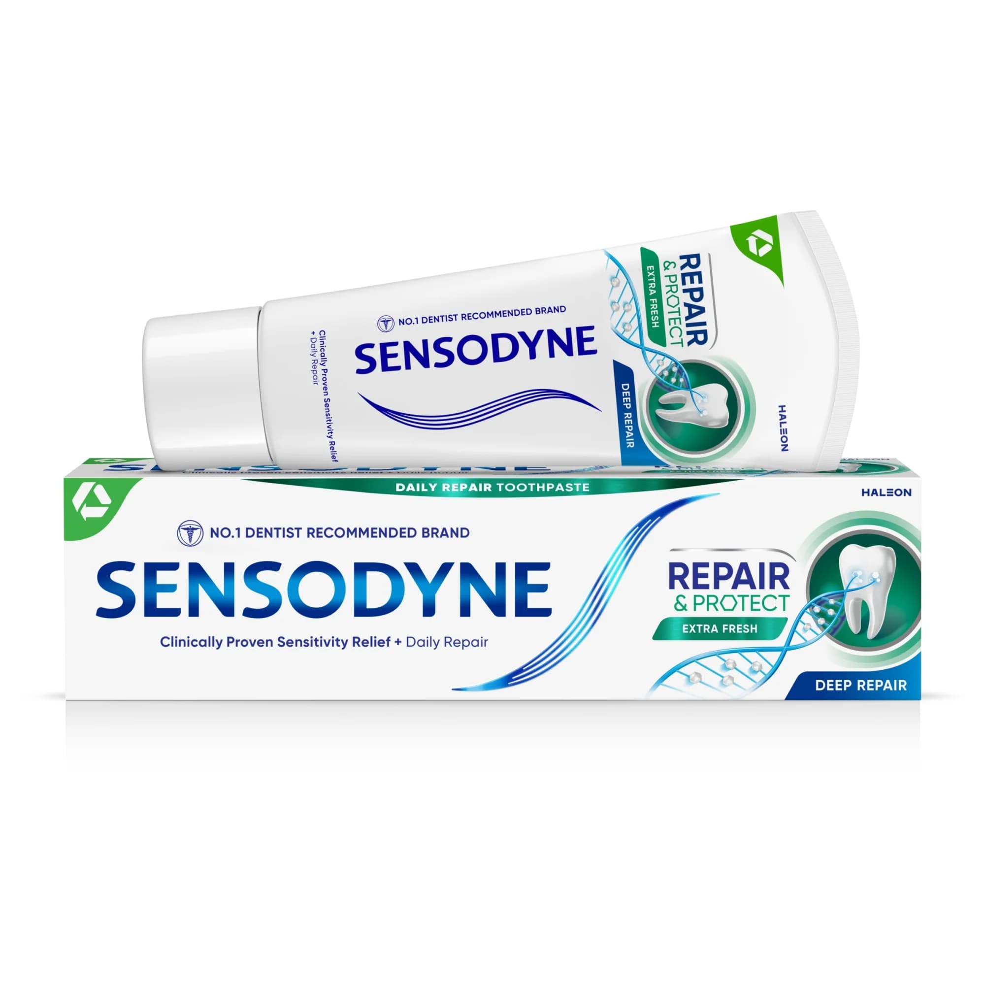 خمیر دندان ترمیم کننده سنسوداین Sensodyne Repair Protect Extra Fresh حجم 100 گرم