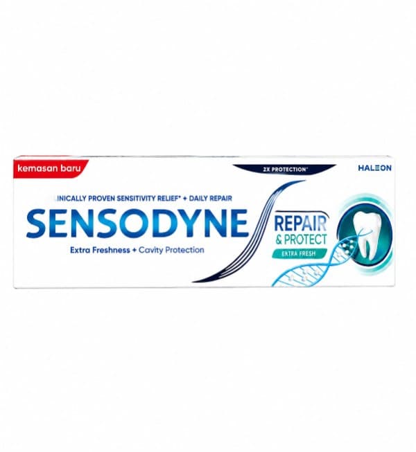 خمیر دندان ترمیم کننده سنسوداین Sensodyne Repair Protect Extra Fresh حجم 100 گرم — تصویر ۲
