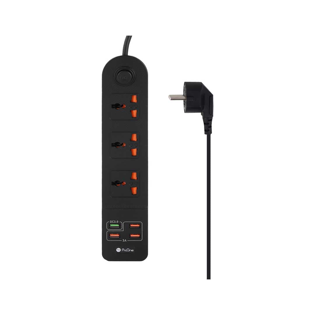 چندراهی برق فست شارژ ProOne مدل SKT01 – مشکی
