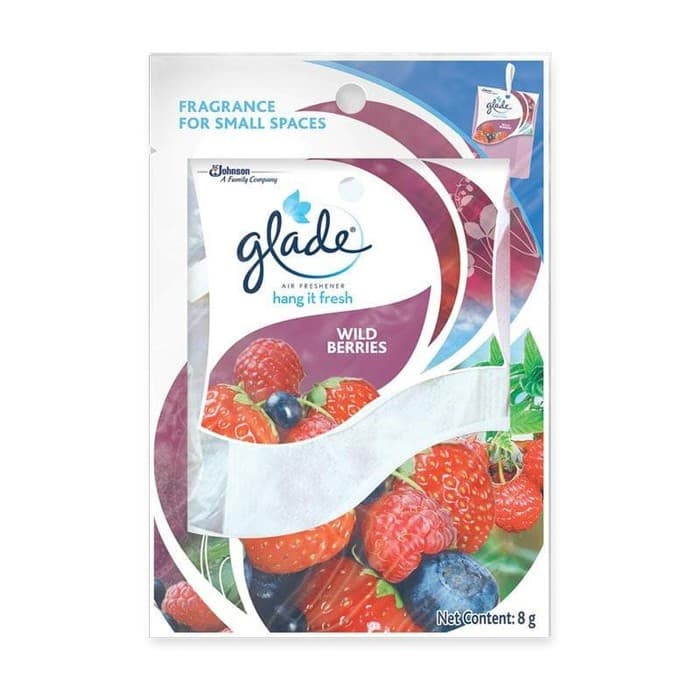 خوشبوکننده آویزی گلید رایحه توت های وحشی glade Hang It wild berries حجم 8 گرم