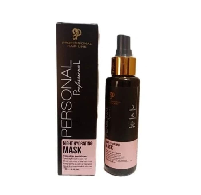 ماسک مو آبرسان شب حاوی عصاره آلوئه‌ورا پرسونال بدون آبکشی 120ml