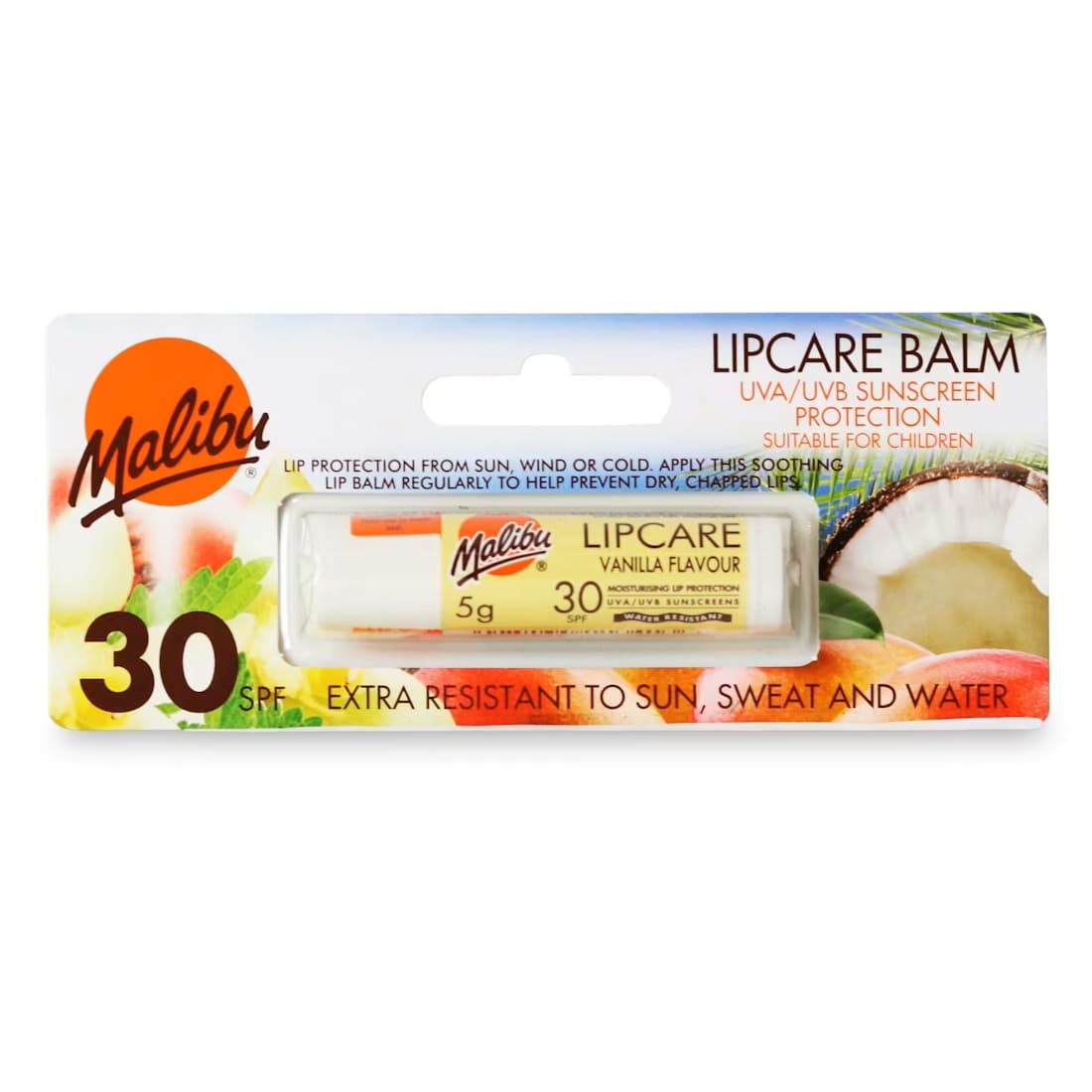 بالم لب ضدآفتاب مالیبو Malibu Vanilla طعم وانیل
