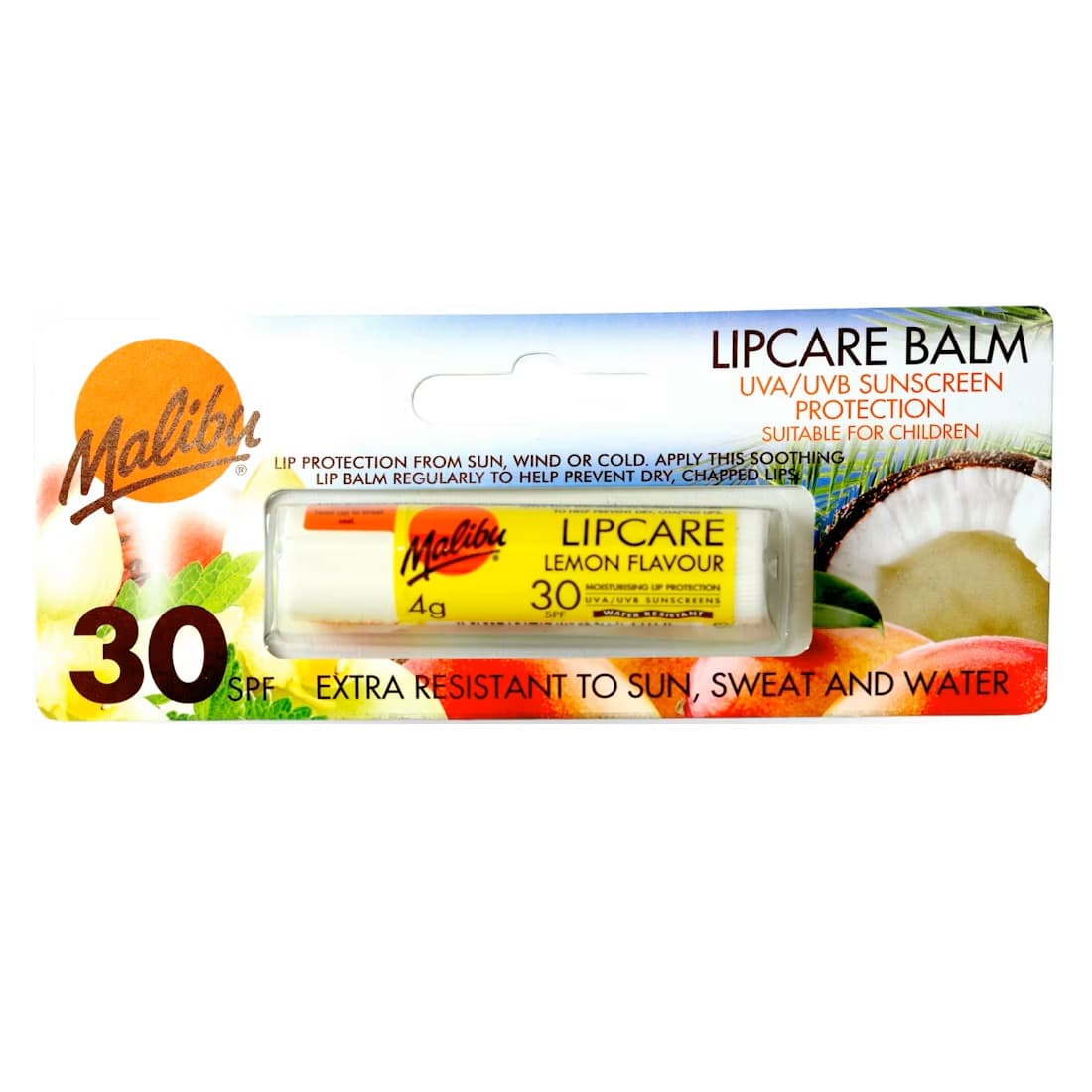 بالم لب ضدآفتاب مالیبو Malibu Lemon Flavour طعم لیمو