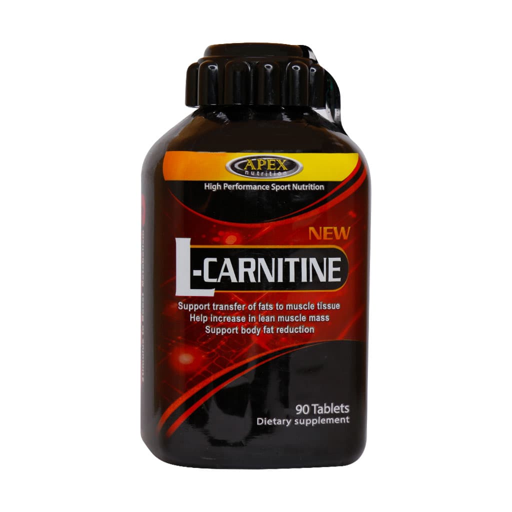 قرص ال کارنیتین 1000 میلی گرم برند اپکس 90 عددی (تاریخ نزدیک) Apex L Carnitine 1000 mg Tablet 90 Tabs