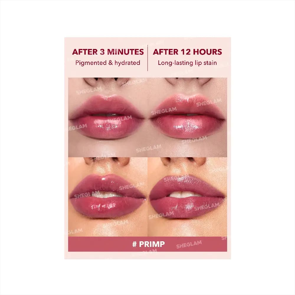 تینت لب شیگلم Sheglam Take a Hint Lip Tint رنگ Primp — تصویر ۱۰