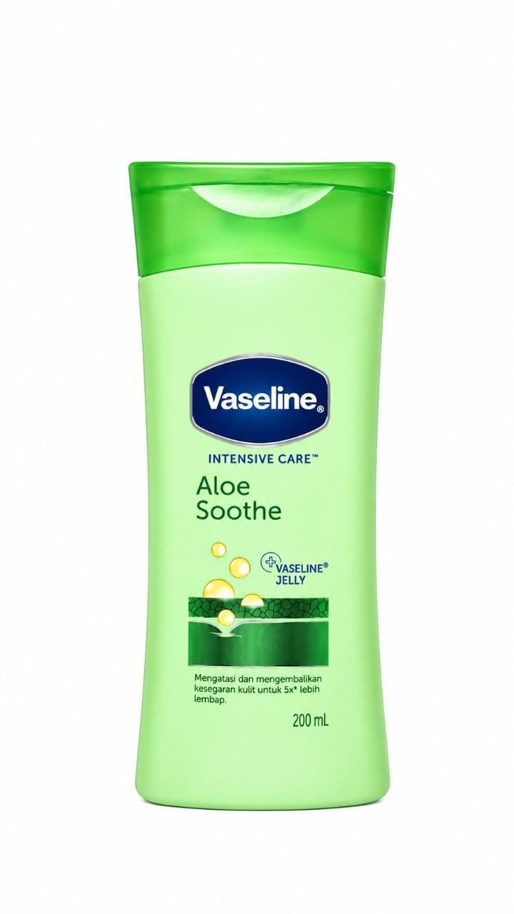 لوسیون بدن آلوئه ورا وازلین مدل Aloe Soothe حجم 200 میل