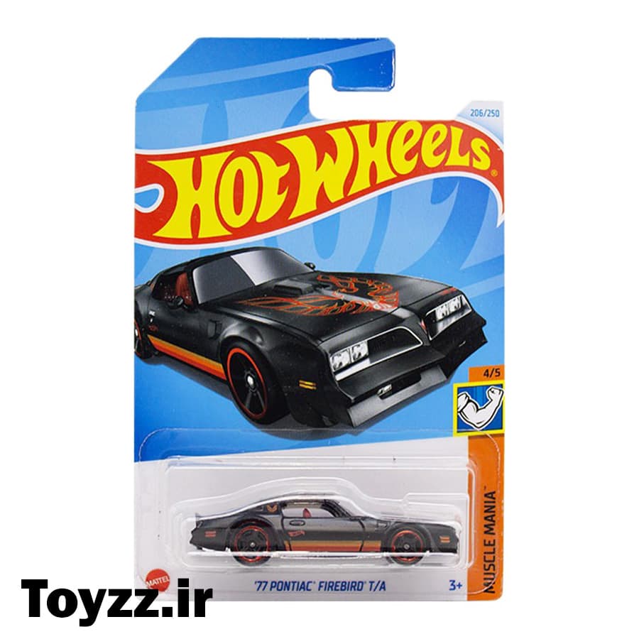 ماکت ماشین هات ویلز مدل پونتیاک 77 PONTIAC FIREBIRD T/A