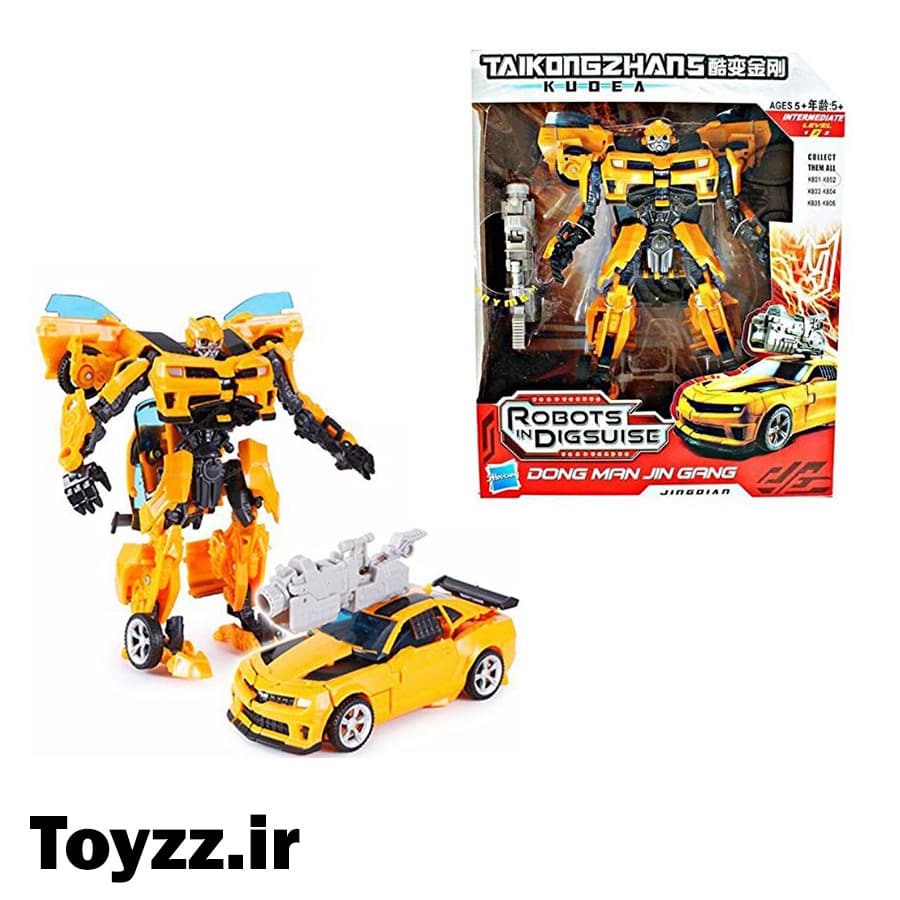 اکشن فیگور ربات تبدیل شونده ترانسفورمرز مدل بامبلبی BUMBLEBEE — تصویر ۵