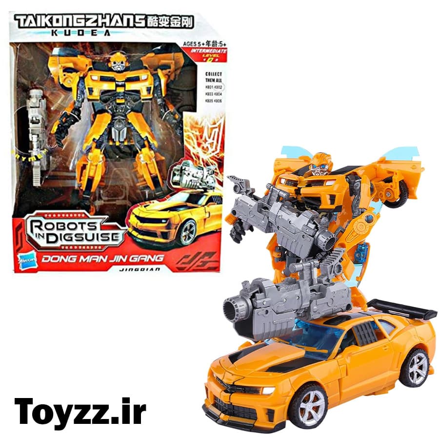 اکشن فیگور ربات تبدیل شونده ترانسفورمرز مدل بامبلبی BUMBLEBEE