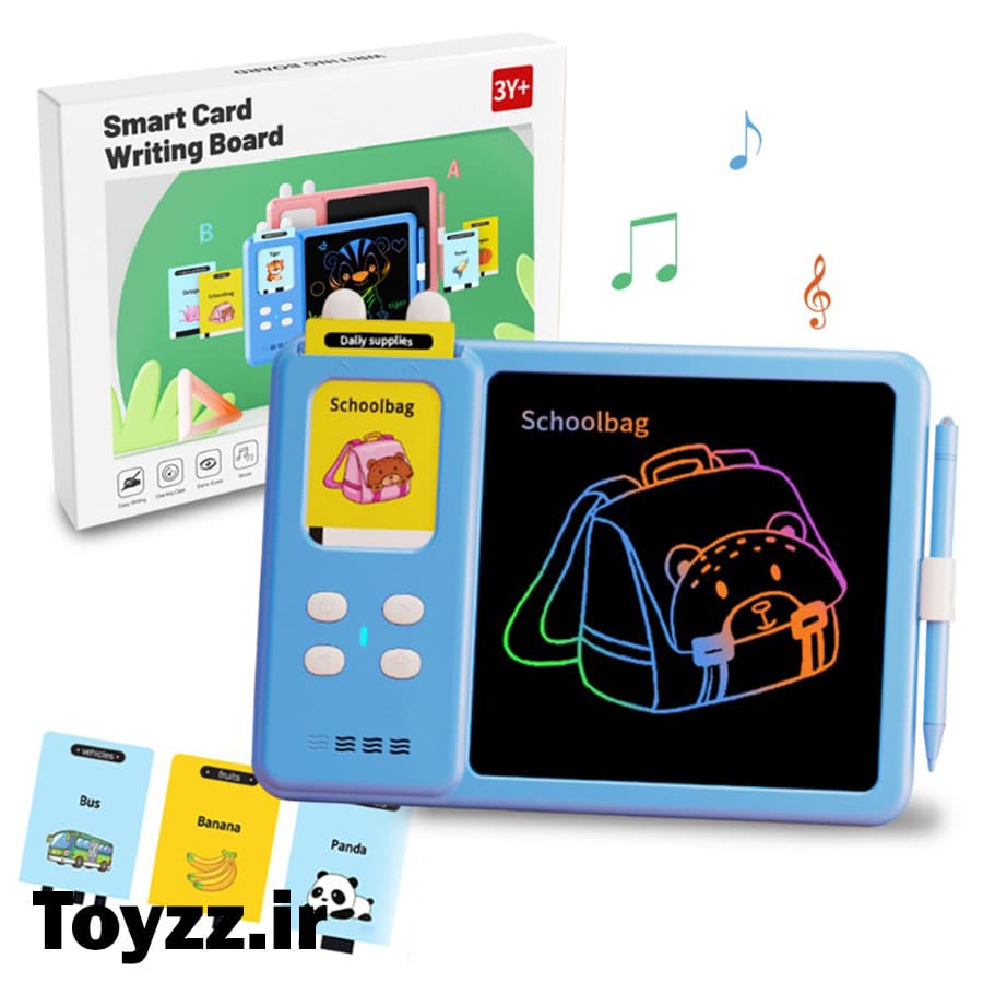 تبلت جادویی آموزش زبان انگلیسی سخنگو شارژی مدل Smart Card Writing Board