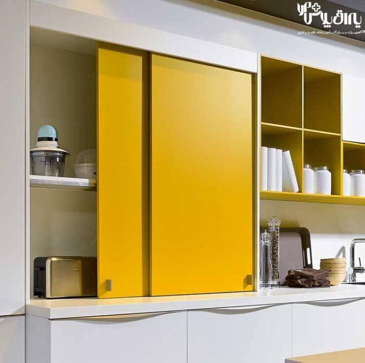 مکانیزم درب ریلی تاپ لاین توکار دو درب فانتونی C701 — تصویر ۲