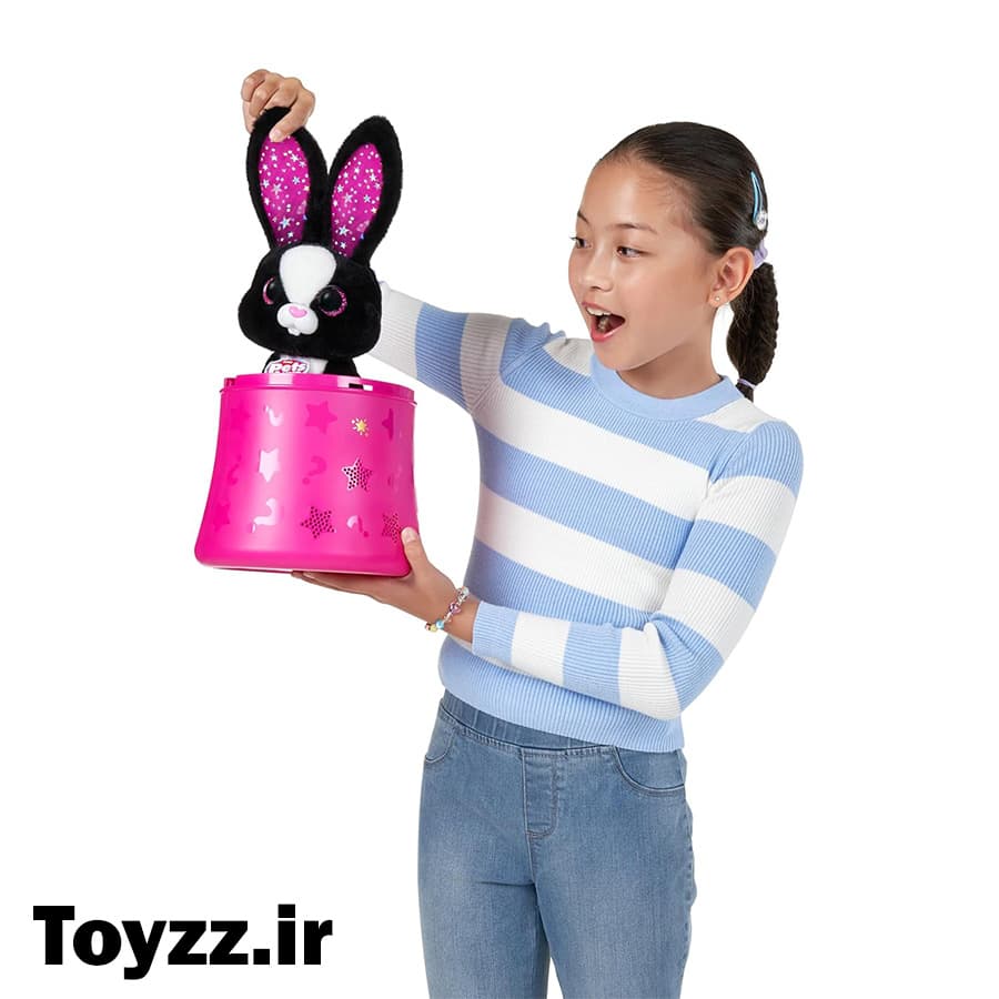 اسباب بازی سوپرایزی خرگوش جادویی برند ZURU مدل Pets Alive Magic Bunnies سفید — تصویر ۷