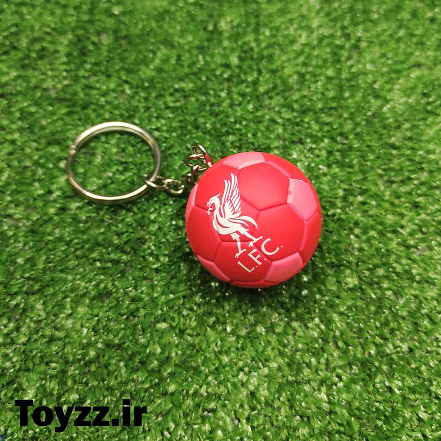 جاکلیدی طرح توپ فوتبال مدل باشگاه لیورپول LIVERPOOL — تصویر ۳