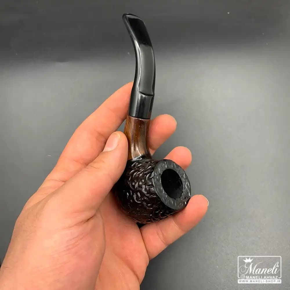 پیپ چوبی ساوینلی (savinelli) طرح قهوه ای مشکی — تصویر ۲