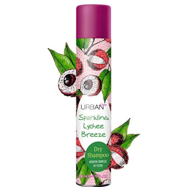 شامپو خشک رايحه ليچي و تمشك اربن کر Urban Care Dry Shampoo Sparkling Lychee Breeze حجم 200 میل — تصویر ۵