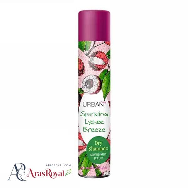 شامپو خشک رايحه ليچي و تمشك اربن کر Urban Care Dry Shampoo Sparkling Lychee Breeze حجم 200 میل — تصویر ۷