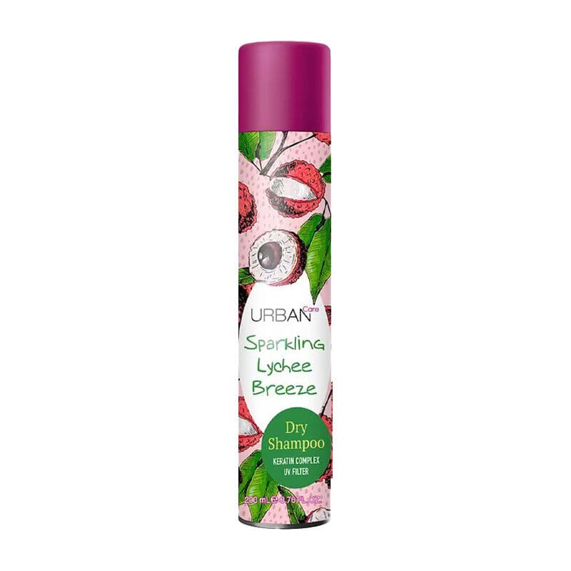 شامپو خشک رايحه ليچي و تمشك اربن کر Urban Care Dry Shampoo Sparkling Lychee Breeze حجم 200 میل — تصویر ۲
