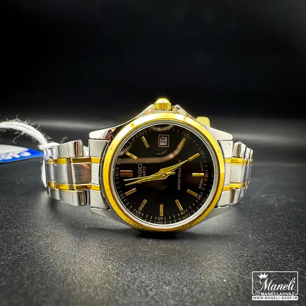ساعت زنانه کاسیو صفحه گرد دورنگ Casio — تصویر ۵