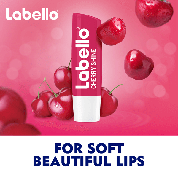 بالم لب گیلاس قرمز لابلو Labello Cherry Shin حجم 4.8 گرم — تصویر ۵