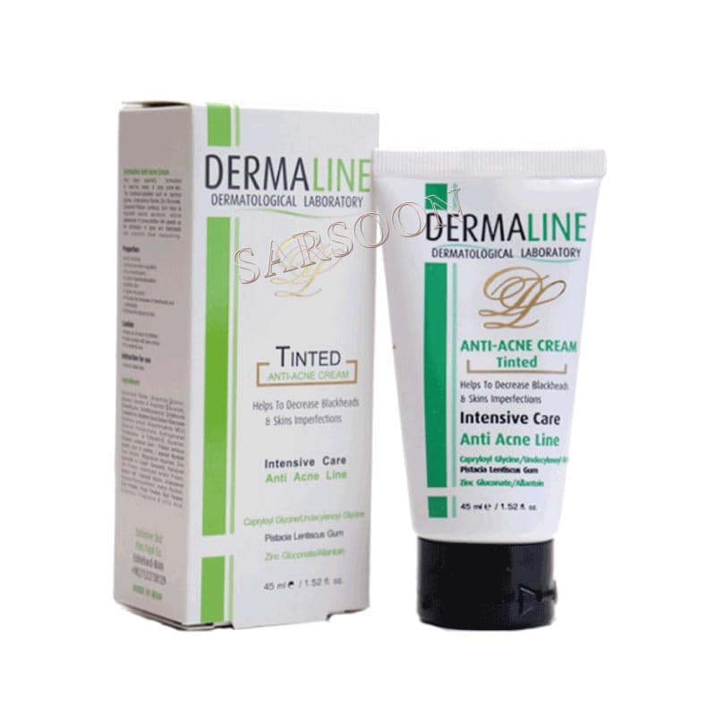 کرم ضد جوش بی رنگ درمالاین Cream Anti-Acne Intensive Dermaline